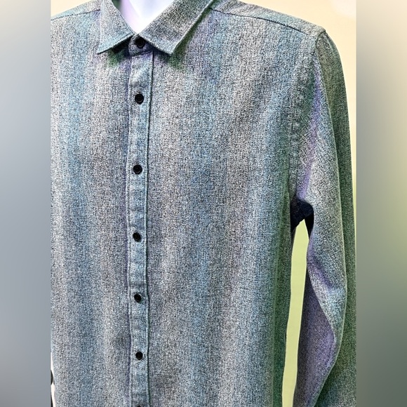 HOWE Men's gray/blue Creative Workforce #65 long sleeve button down size L - Picture 3 of 13